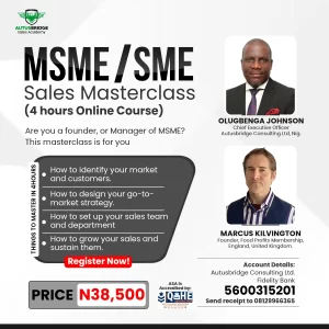 MSME & SME SALES MASTERCLASS